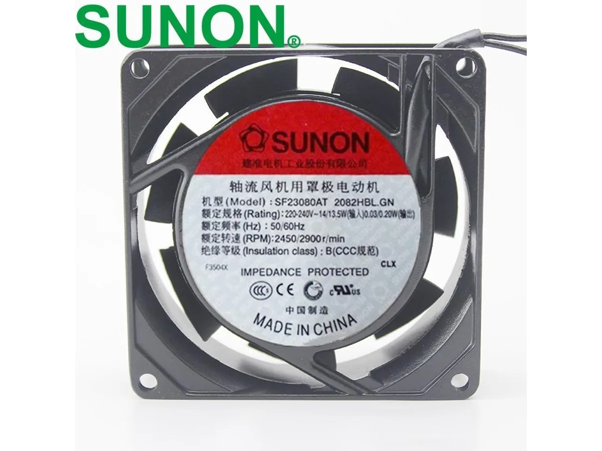 Fans Fans SF23080AT 2082HBL.GN 80mm AC 220-230V case fan — product photo