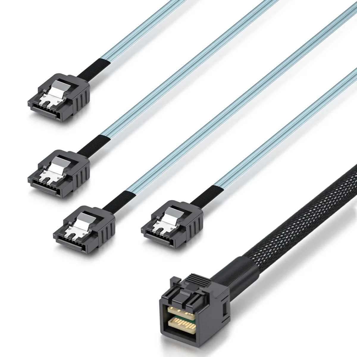 Vszerda Vszerda Mini SAS HD SFF-8643 to 4x SATA Cable 0.5 m — product photo
