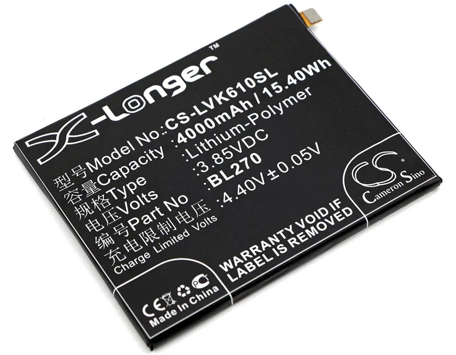 Rectangular replacement battery with Cameron Sino branding