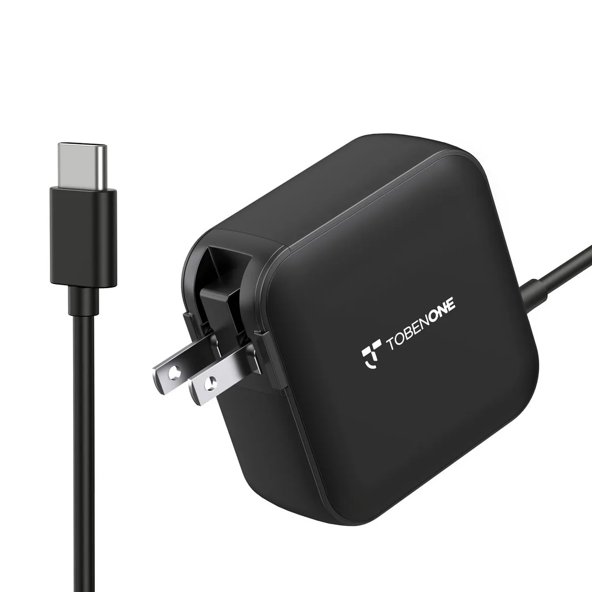  2-Power XYY-PD100CL 100W USB-C GaN Charger 20V 5A 5ft Cable — product photo