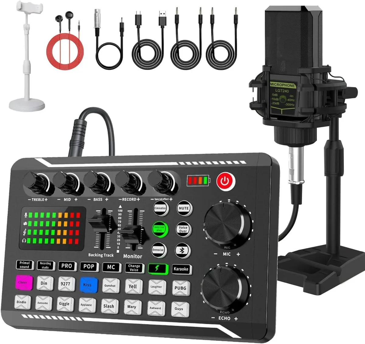  Numark F998 Podcast Bundle with BM888 Microphone — product photo