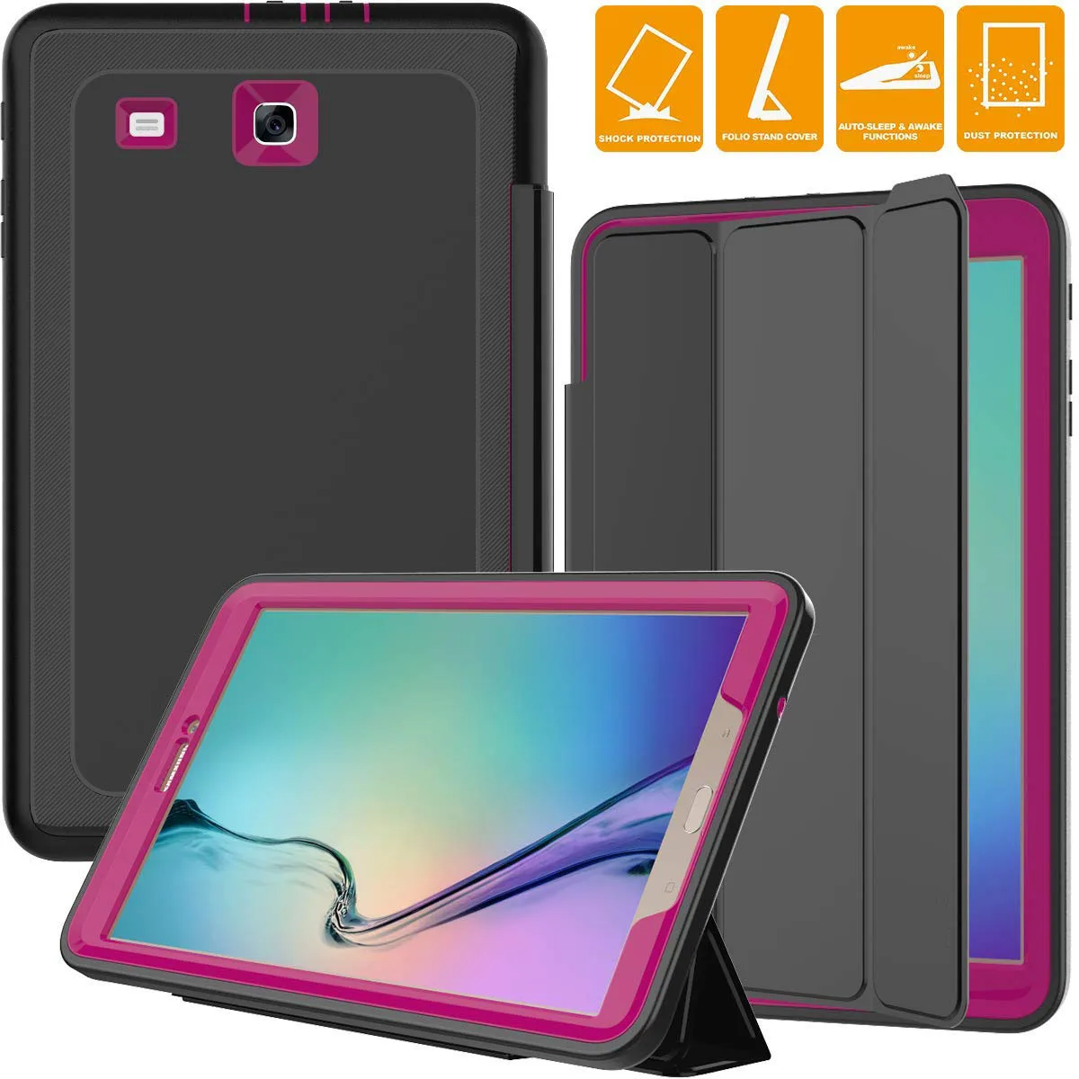 Werleo Werleo SM-T560 Tablet Case Red 9.6 inch — product photo