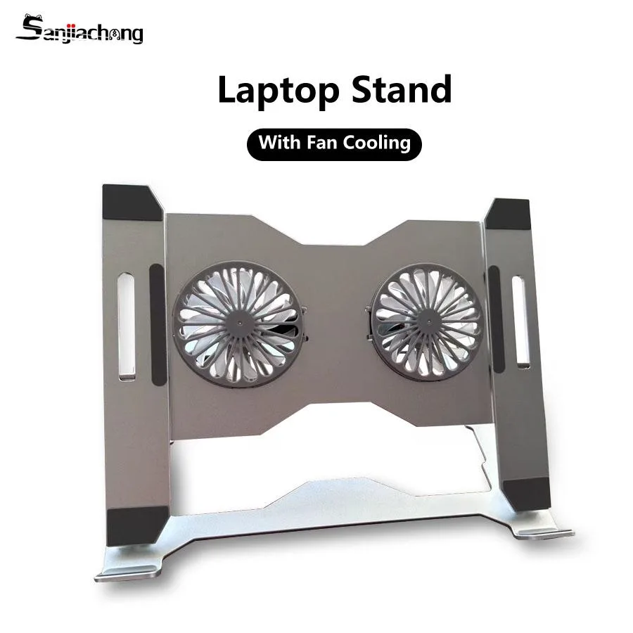 SANJIACHONG SANJIACHONG Laptop Cooling Pad Black/Silver 11-17.3 Inches — product photo