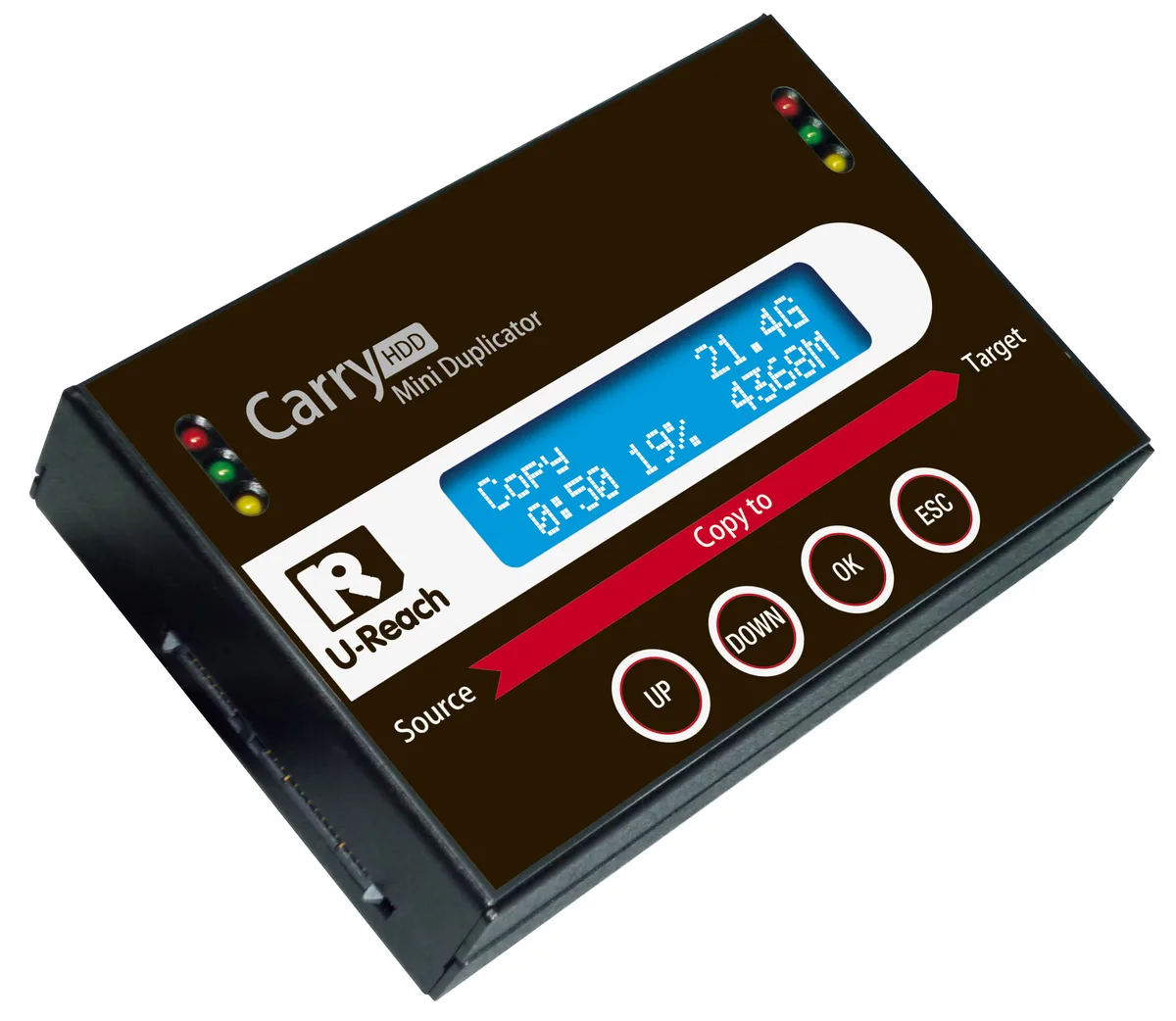 U-Reach, Inc. U-Reach, Inc. Pro 118 Portable SATA/IDE HDD Duplicator 128M Buffer 7.2 GB/mins — product photo