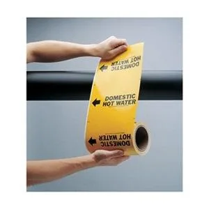 Brady Brady 41511 Pipe Marker Natural Gas Black on Yellow — product photo
