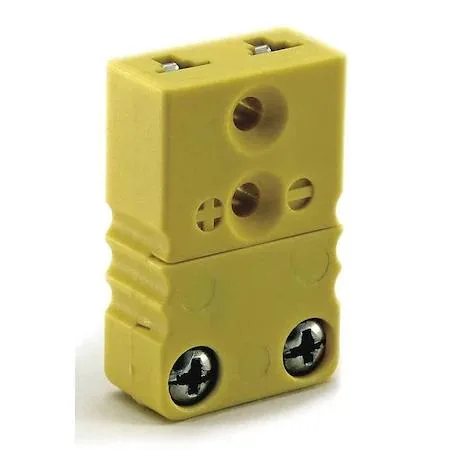 Dayton Dayton 36GK91 Thermocouple Jack Type K Yellow 2 Pin HVAC Control — product photo