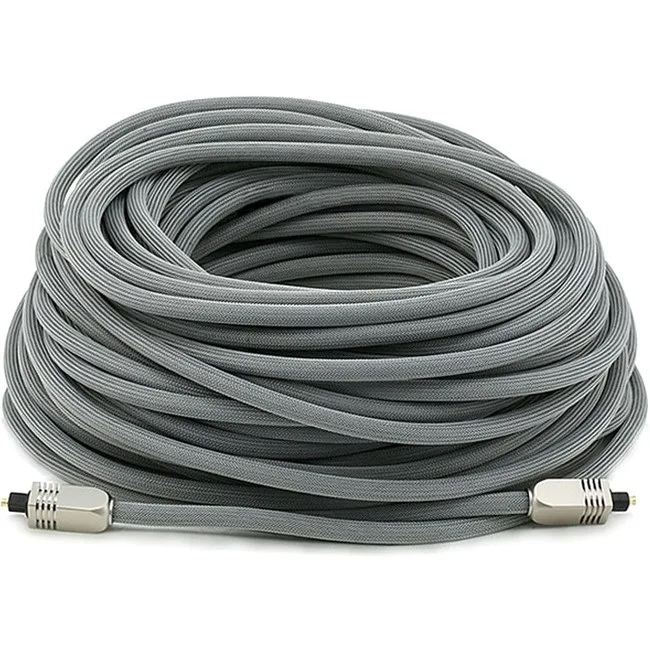 Monoprice Inc. Monoprice 103449 100ft Optical Toslink Cable Metal Connectors — product photo