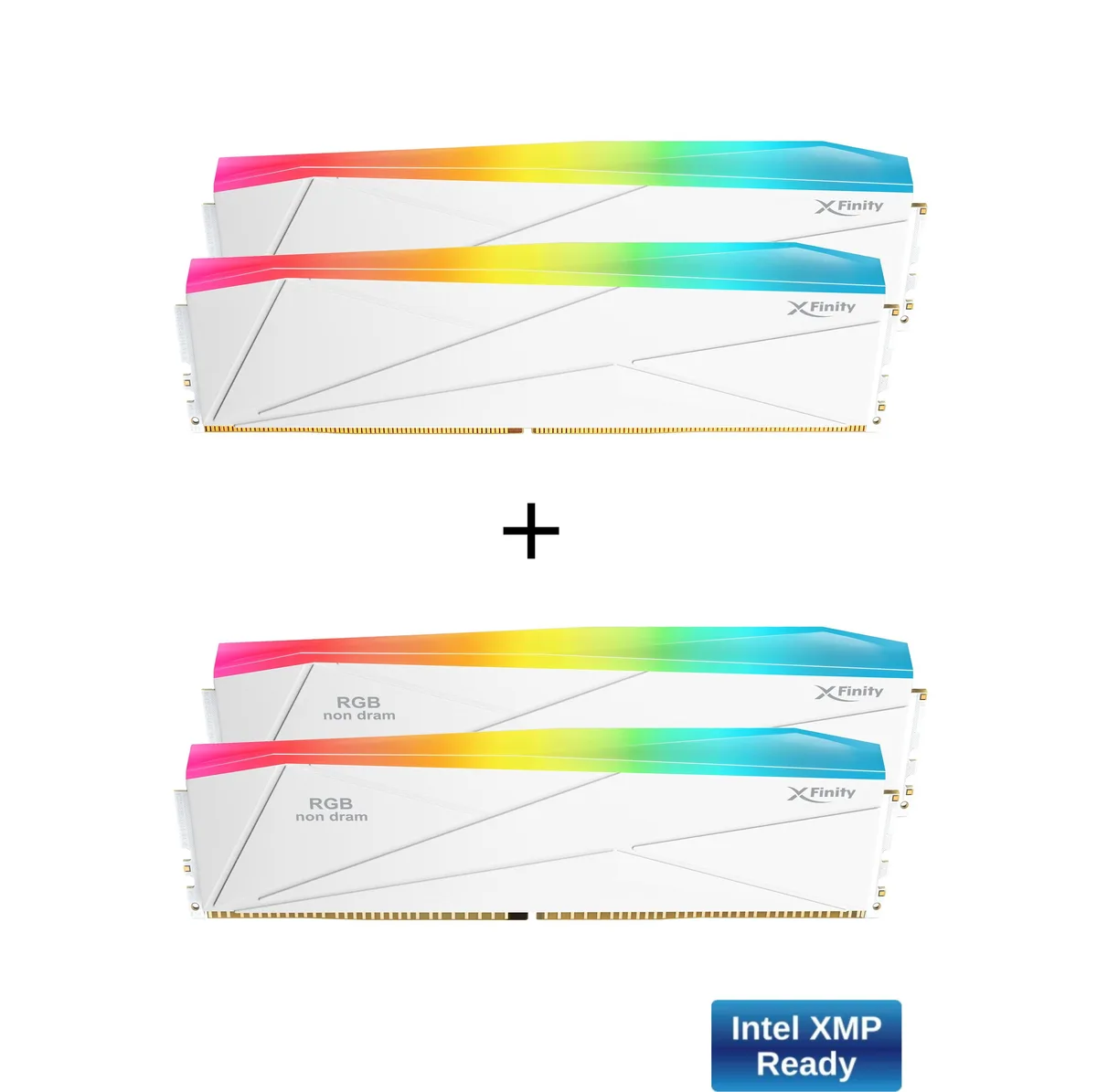 V-color V-color TMXFCL1680838WS-DW 32GB (2×16GB) DDR5 8000MHz CL38 CUDIMM desktop RAM — product photo