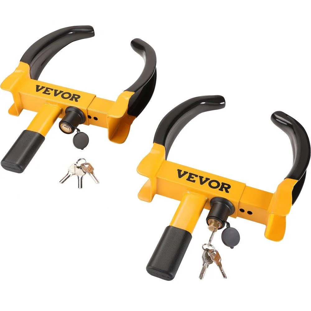 VEVOR VEVOR 6994B Wheel Lock 2 Pack Q235 Steel 9.84 in — product photo