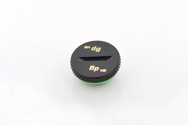 Bitspower Bitspower BP-MBWP-C09V2 G1/4" Low-Profile Stop Fitting V2 Matte Black liquid cooler — product photo