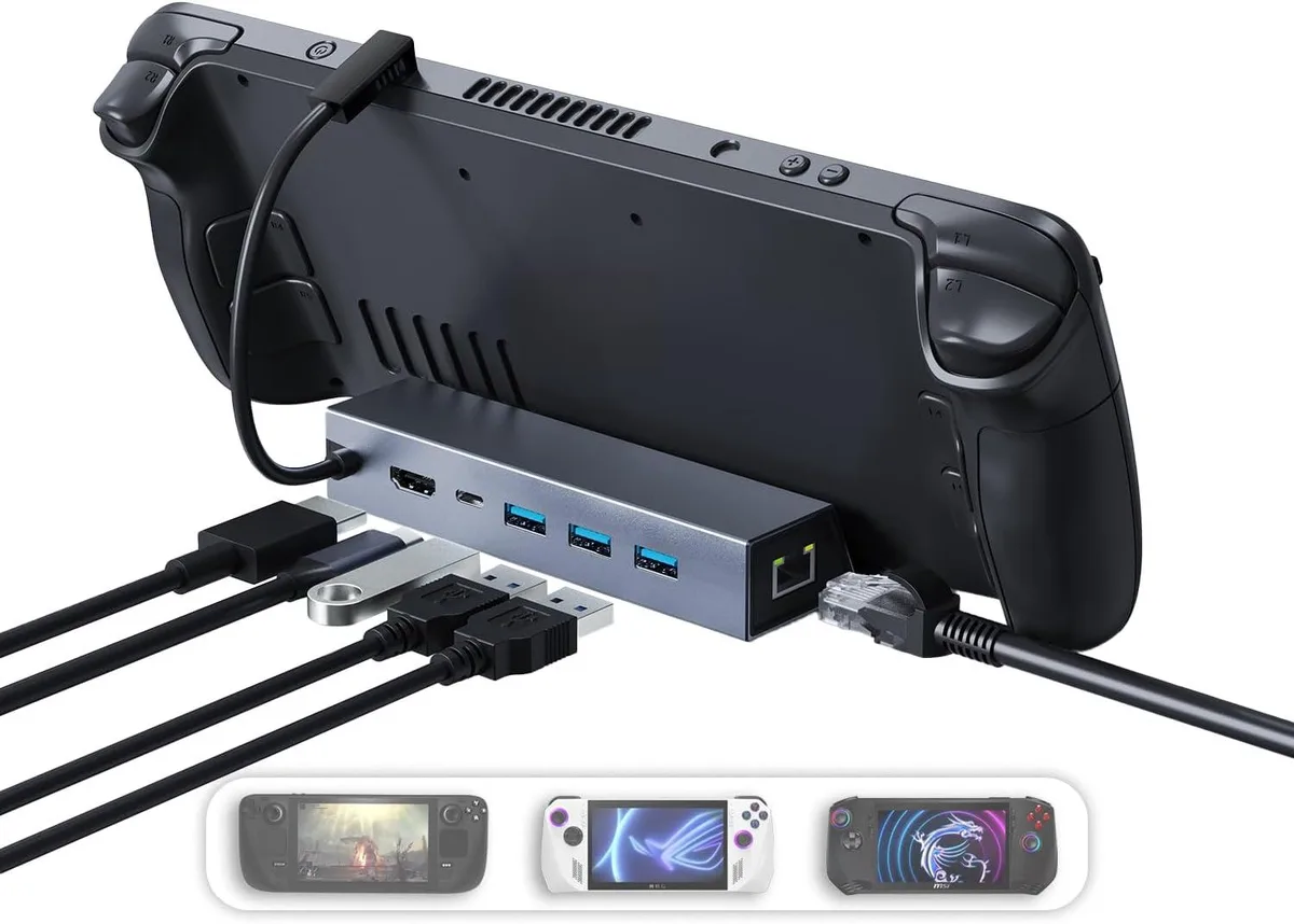 DroiX DroiX SD1 Docking Station 4K 60Hz HDMI Gigabit Ethernet USB 3.0 100W PD — product photo