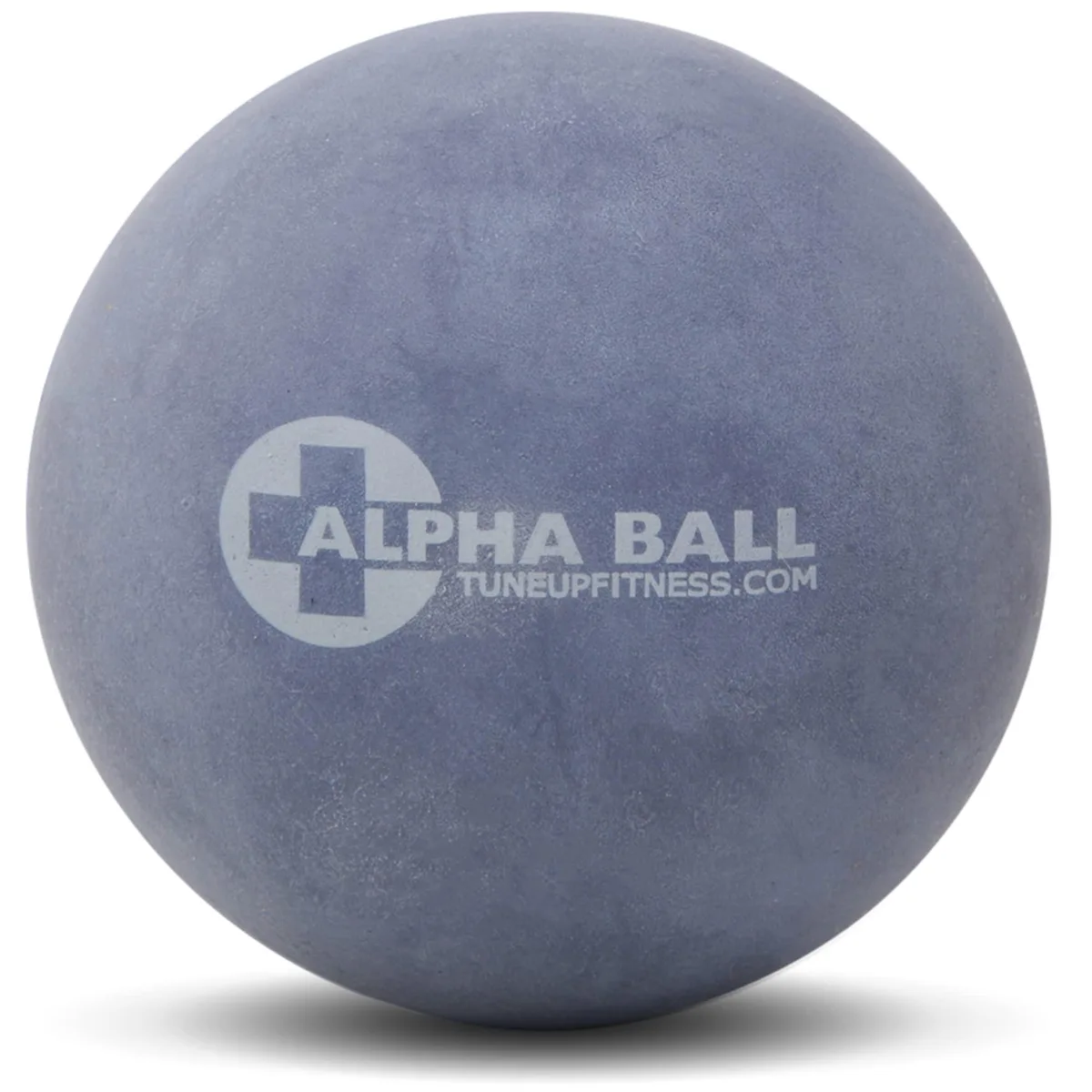 Blue 3.5 inch therapy ball with grippy textured surface