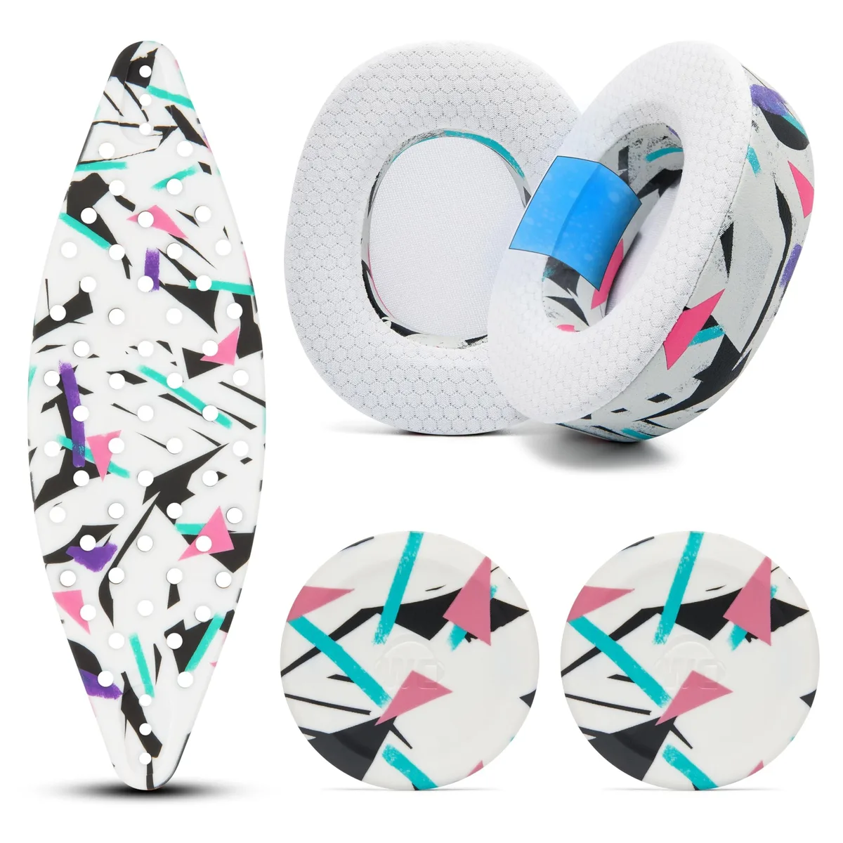 WC Wood WC Wood Modkit V2 Nova Pro Wireless &amp; Nova Elite 2 in 1 Accessory 90's White — product photo