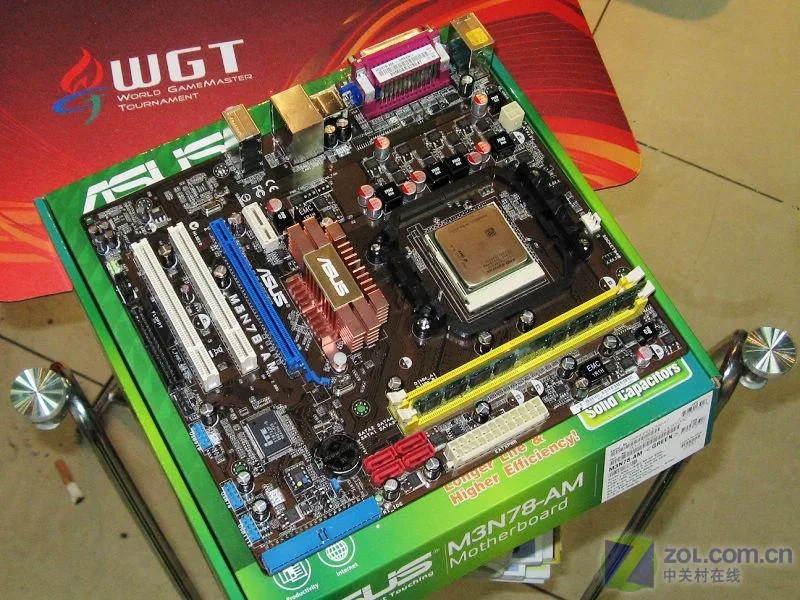 ASUS ASUS M3N78-AM AMD motherboard Socket AM2+ DDR2 8GB Micro ATX — product photo