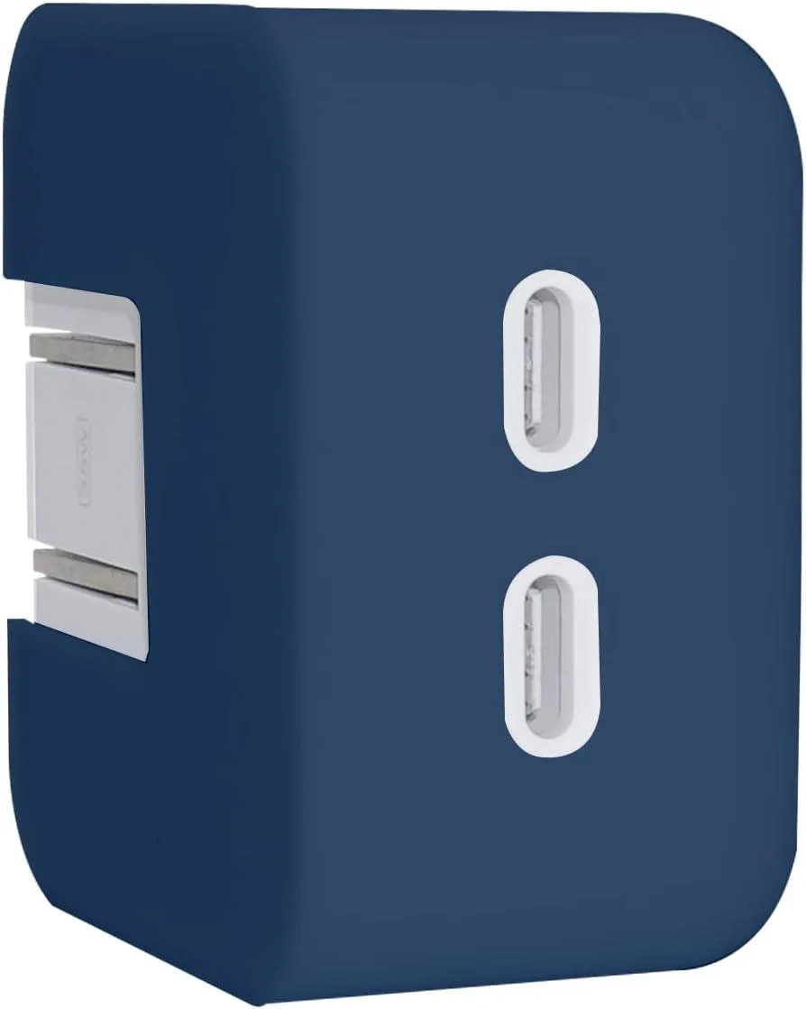 Chopmate Chopmate 35W Dual USB-C Silicone Charger Cover Navy Blue — product photo