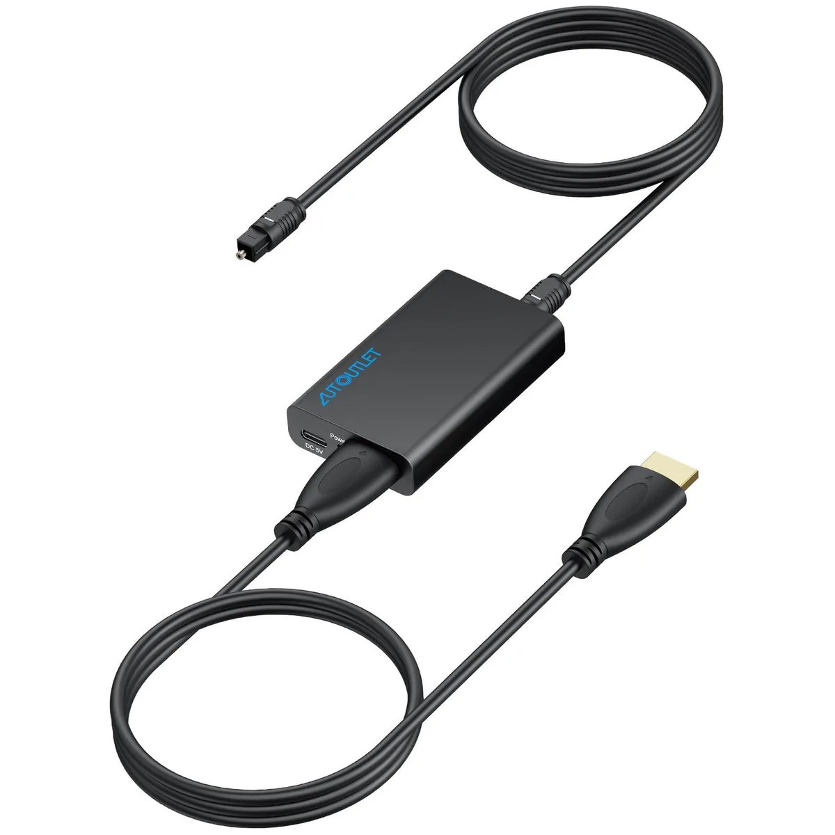  AUTOUTLET EFU185CAA HDMI eARC to Optical Audio Video Converter — product photo