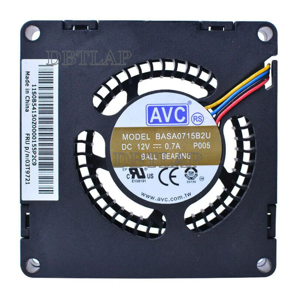 DBTLAP DBTLAP Cooling Fan for Lenovo ThinkCentre M53 M72e Tiny M92 M92P 03T9721 AVC BASA0715B2U — product photo