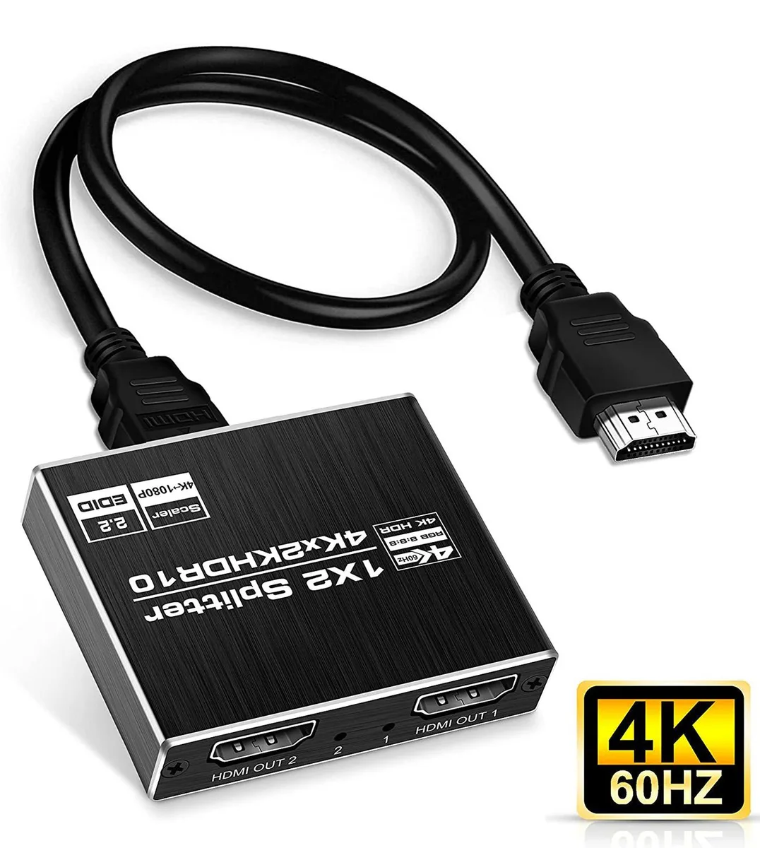 Jansicotek Jansicotek OZF12 1×2 HDMI 2.0 Splitter 4K@60Hz — product photo