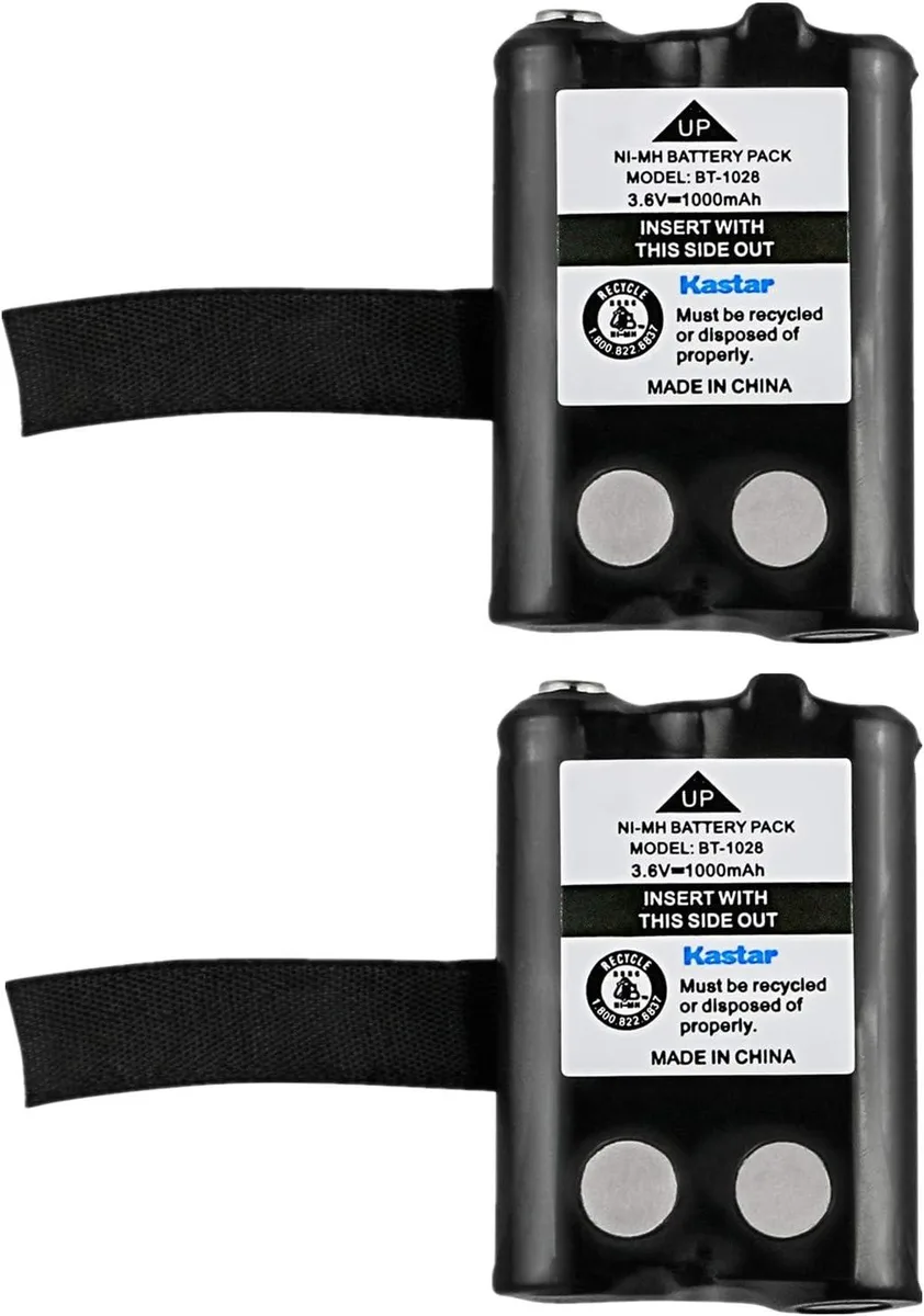 usbroway usbroway 2-Pack Ni-MH 1000mAh 3.6V Battery Replacement for Uniden BT-1028 — product photo