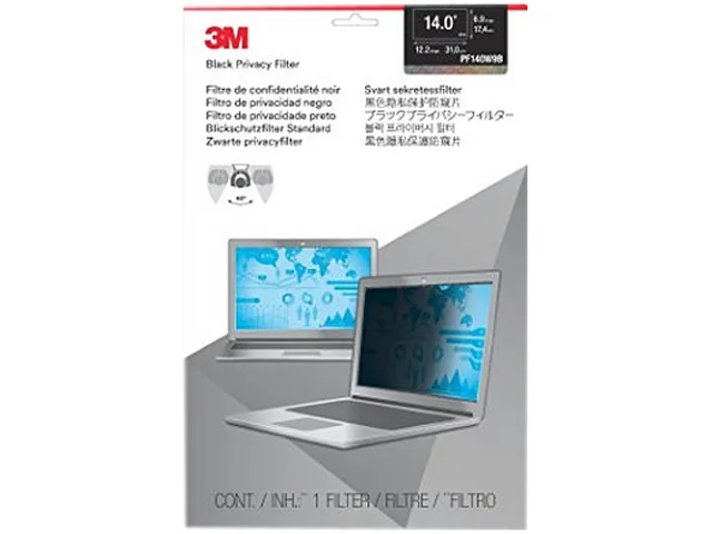 3M 3M PF140W9 Privacy Filter 14.0" 16:9 monitor accessory — product photo