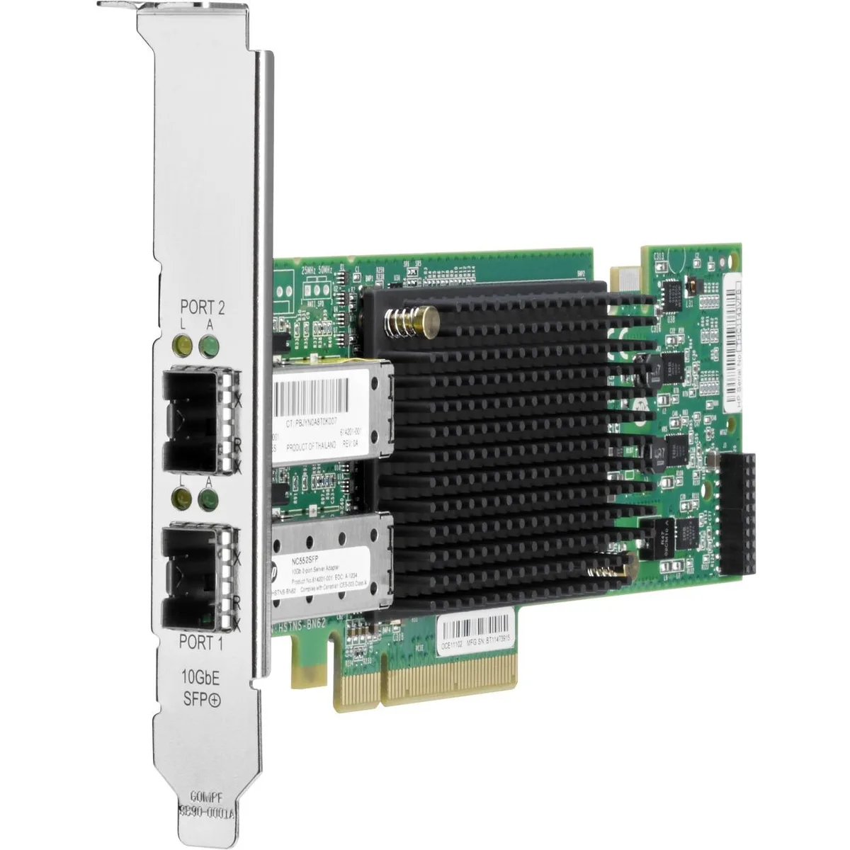 HPE HPE NC552SFP 10GBase-X PCI Express x8 network card — product photo