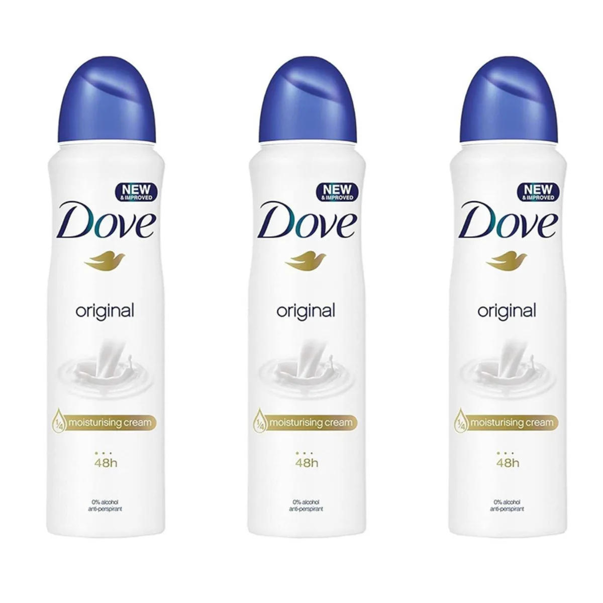 Dove Dove Antiperspirant Deodorant 150 ml 3 Pack skin care — product photo