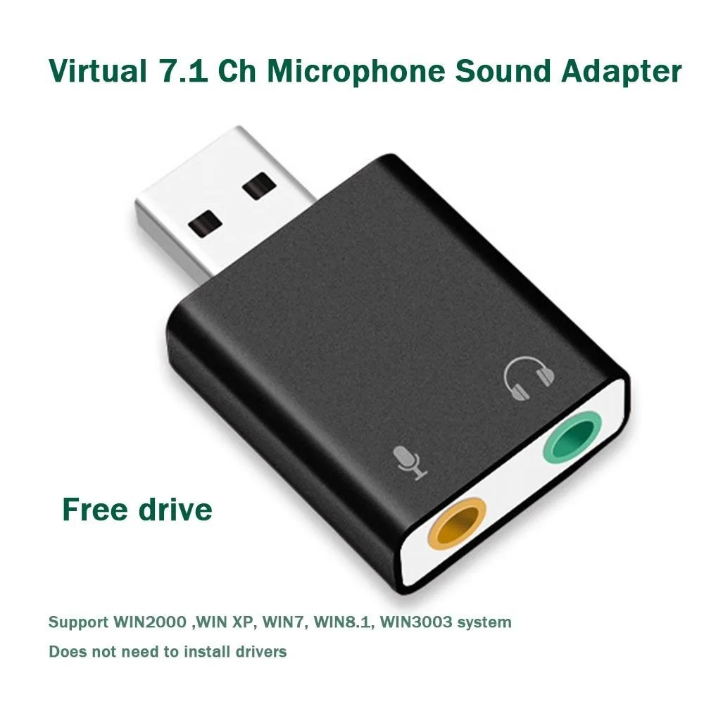 YINGHUA YINGHUA USB 3.5 mm Audio Adapter No Cable — product photo