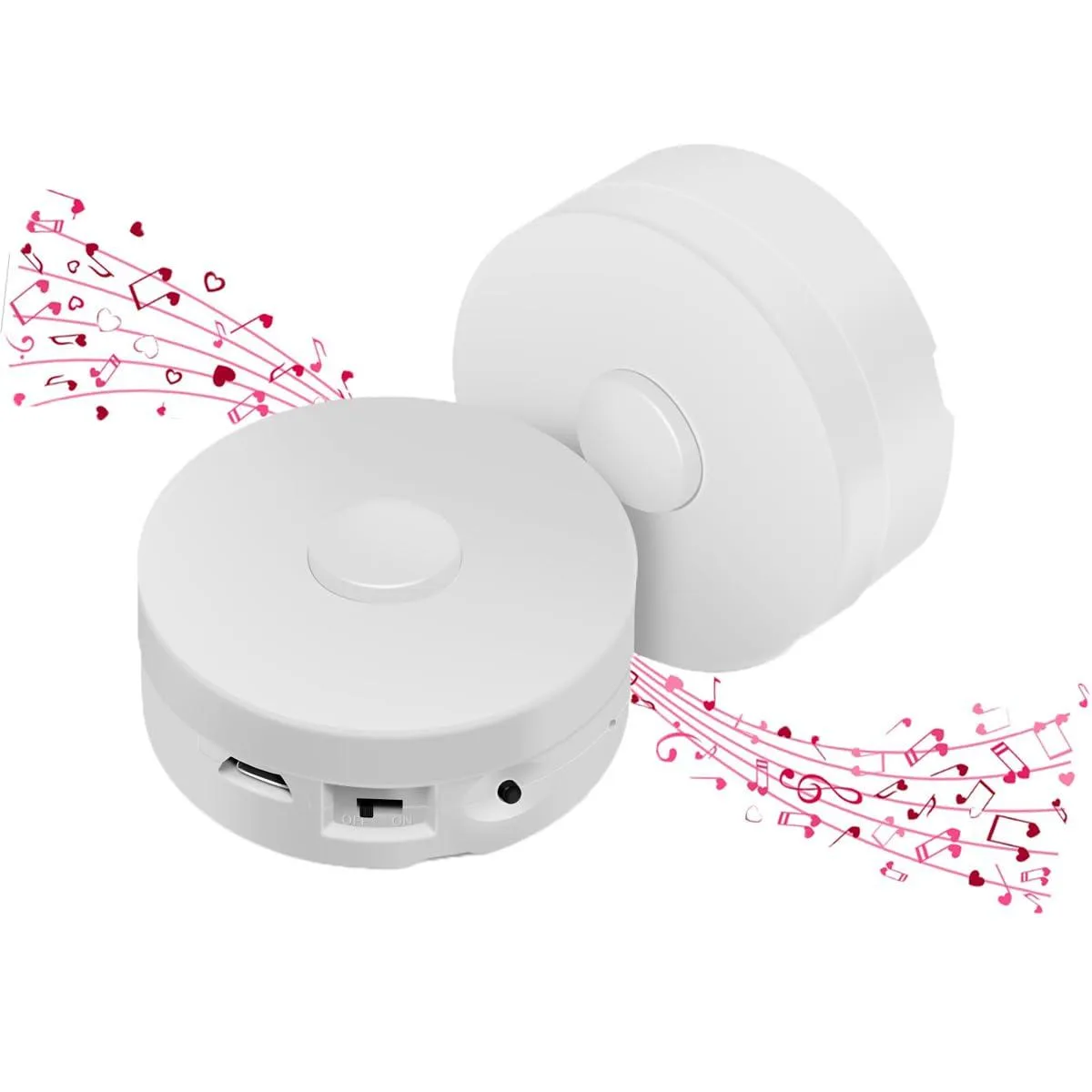 XLW voice recorder 195 seconds white 2-pack — product photo