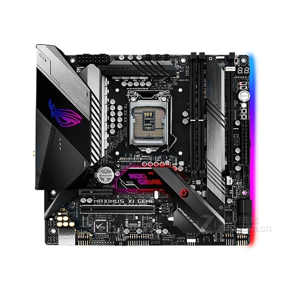 ASUS ASUS ROG MAXIMUS XI GENE Z390 64GB Micro ATX motherboard — product photo