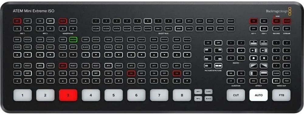 Blackmagic Design Pty. Ltd. Blackmagic Design Pty. Ltd. ATEM Mini Extreme ISO 8-input video capturing device — product photo