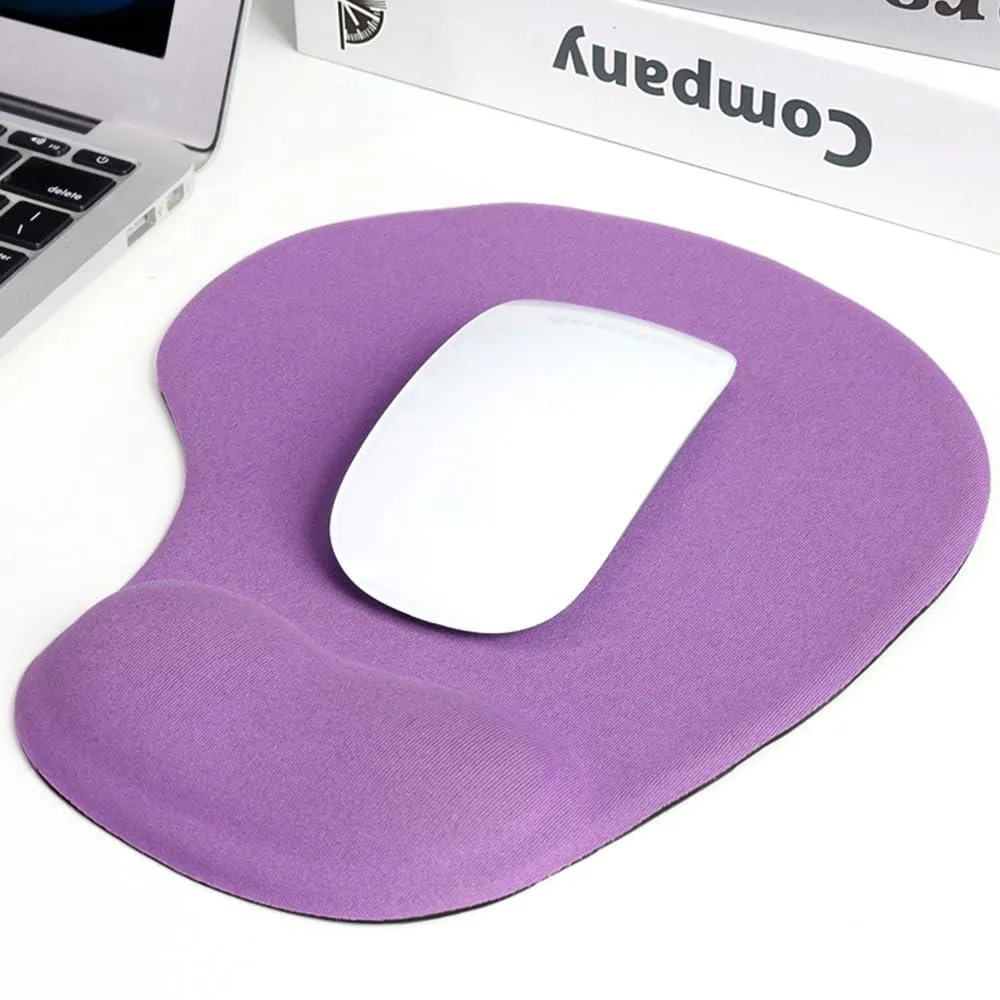  JYWYBF Ergonomic Mouse Pad with Wrist Rest Purple 9.0 x 7.7 in — product photo