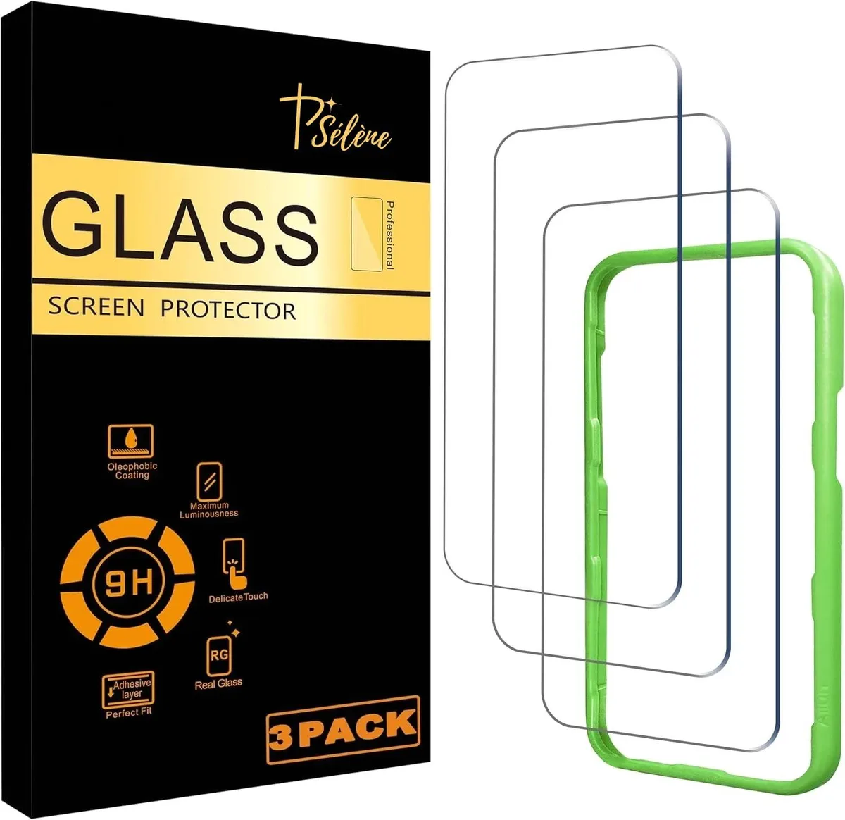  PSélène 3 Pack Screen Protector iPhone 17 Pro 6.3 inch — product photo