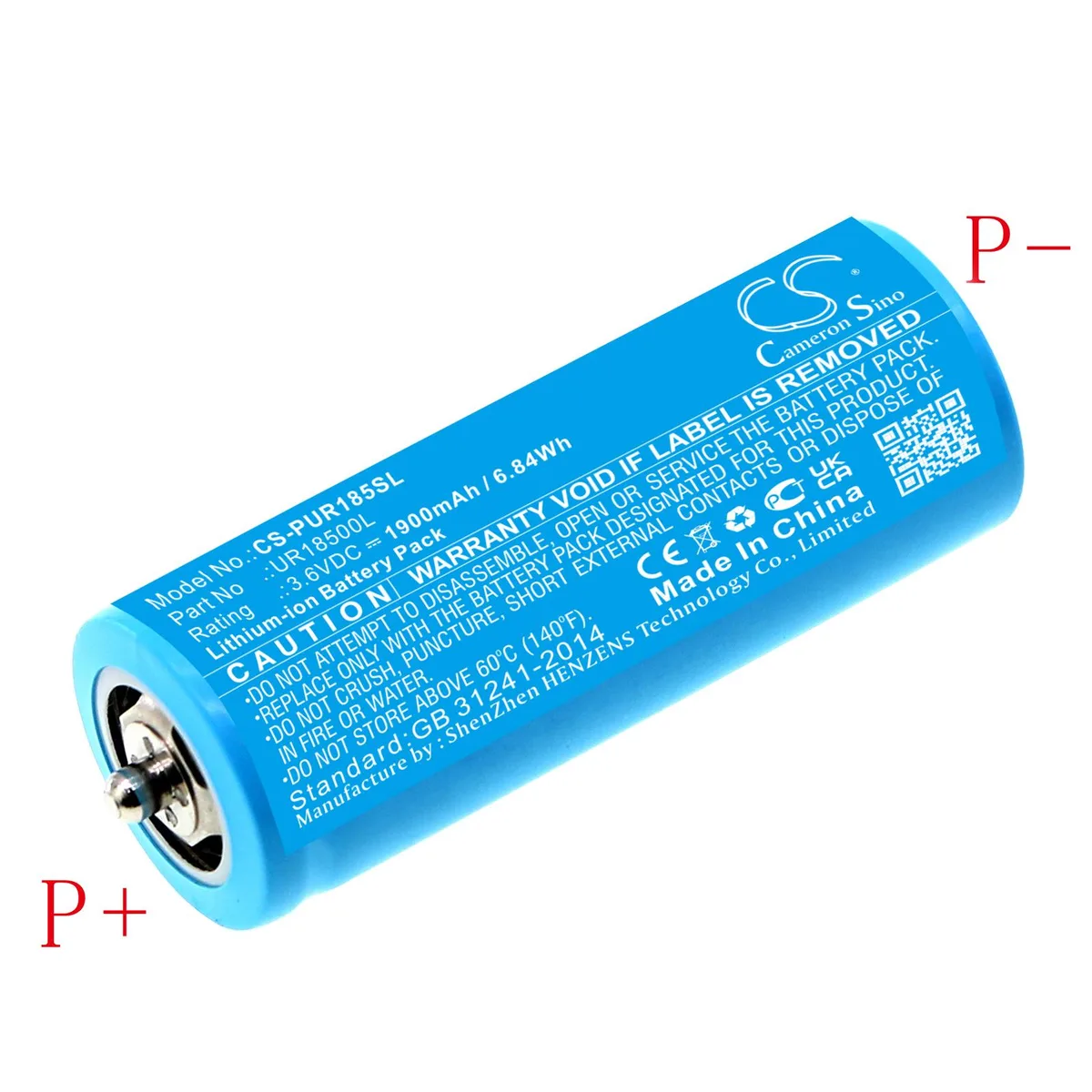 Estry Estry standard battery 1900mAh 3.6V for Braun Series 8 9 Series 9 Silk-épil 9 7 — product photo