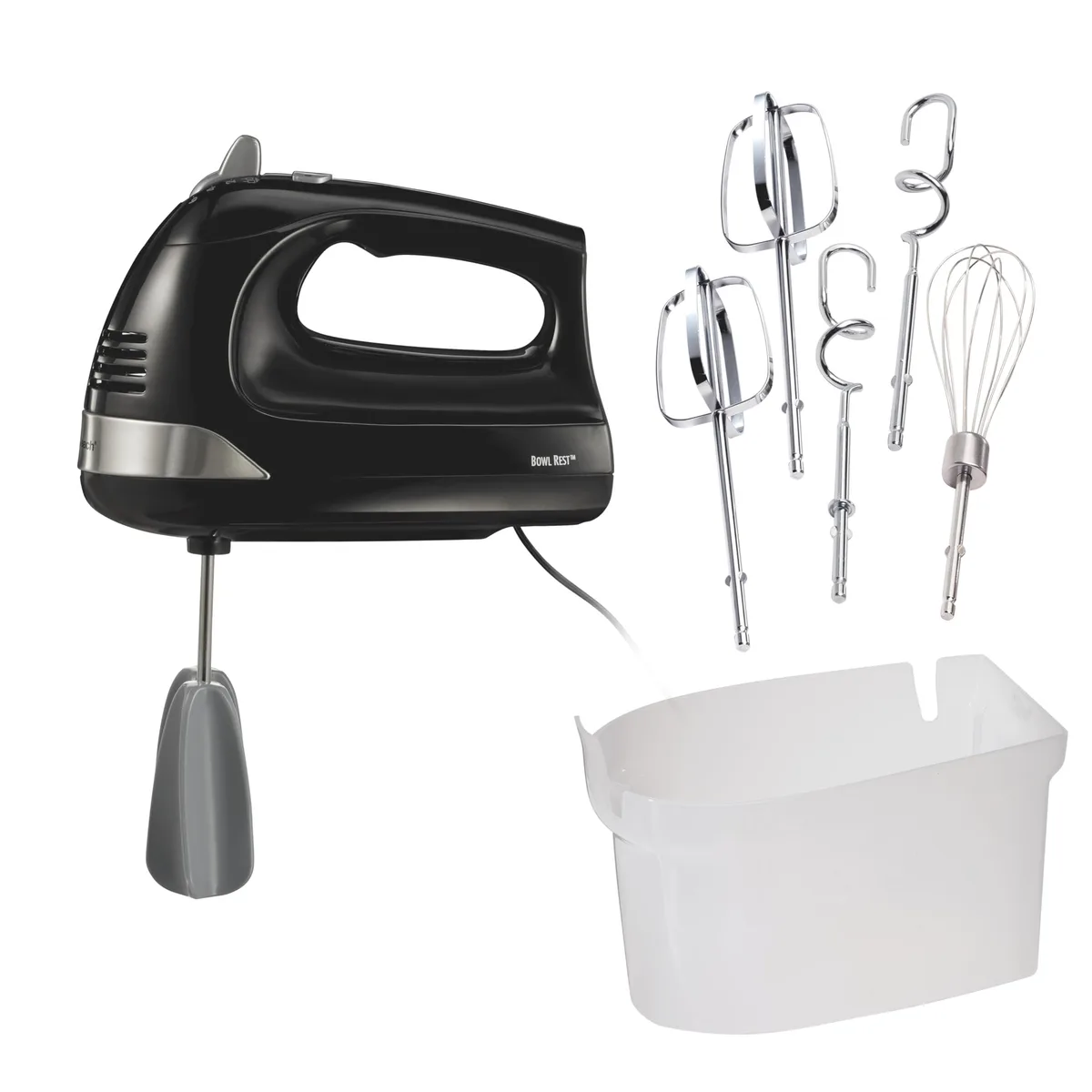  Hamilton Beach 6-Speed Hand Mixer 275 W Black — product photo