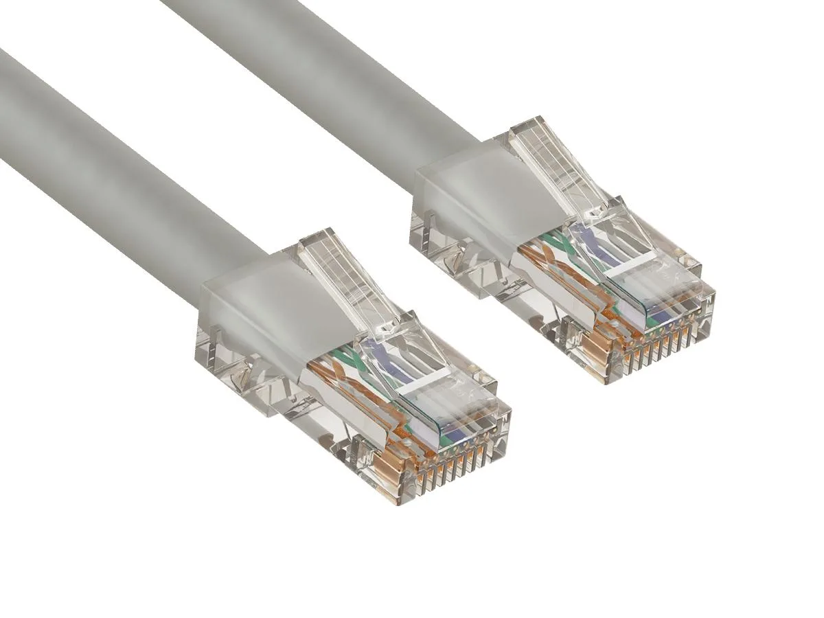 Cable Leader Cable Leader Cat5e Non-Booted Ethernet Cable 7ft Gray 24AWG 350MHz — product photo