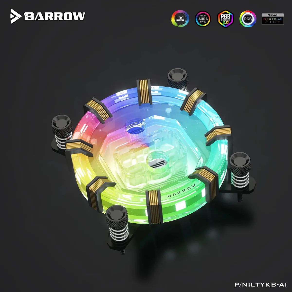 Barrow Mods Barrow Mods Aurora Limited Edition CPU Block Black LRC 2.0 — product photo