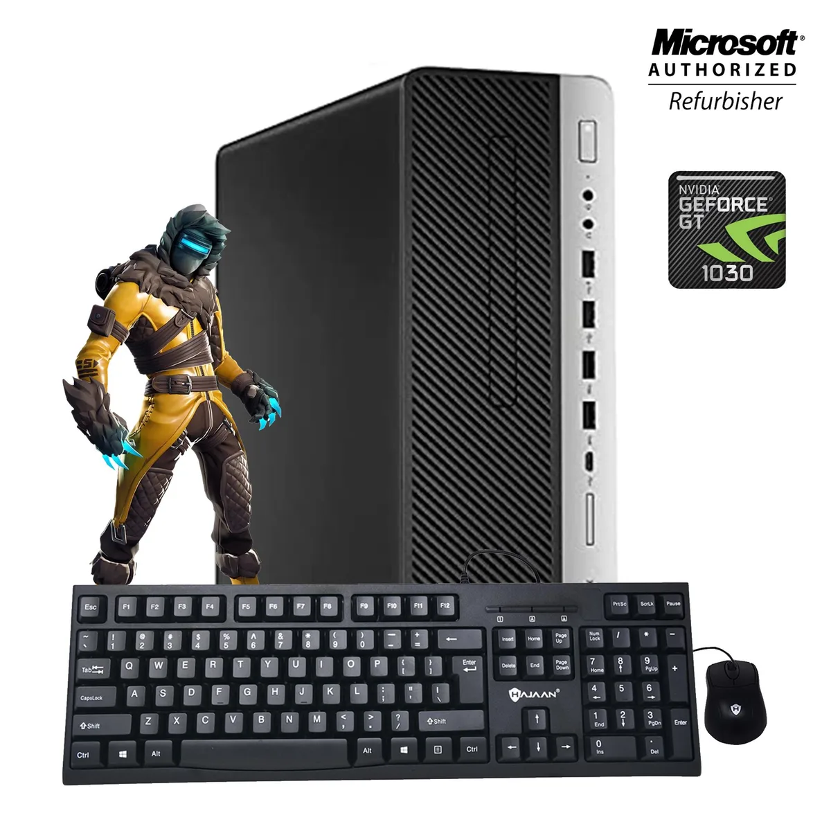 HP HP EliteDesk 800 G3 SFF i5-6500 16GB 1TB SSD GT 1030 gaming PC — product photo