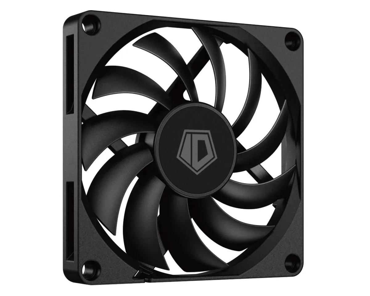 Corn Electronics Corn Electronics 80mm Slim PWM Case Fan 10mm Black Hydraulic 800-2700 RPM 25.4 CFM 27.8 dB 4-Pin — product photo