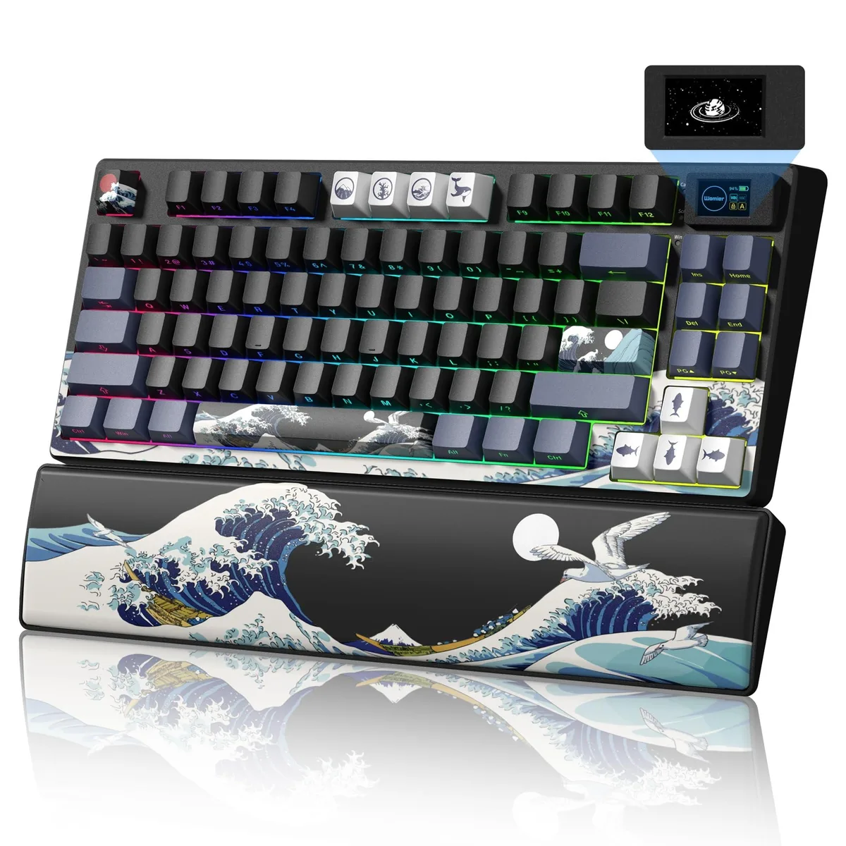 Womier Womier SK80 PRO 75% Gaming Keyboard Kanagawa Theme — product photo