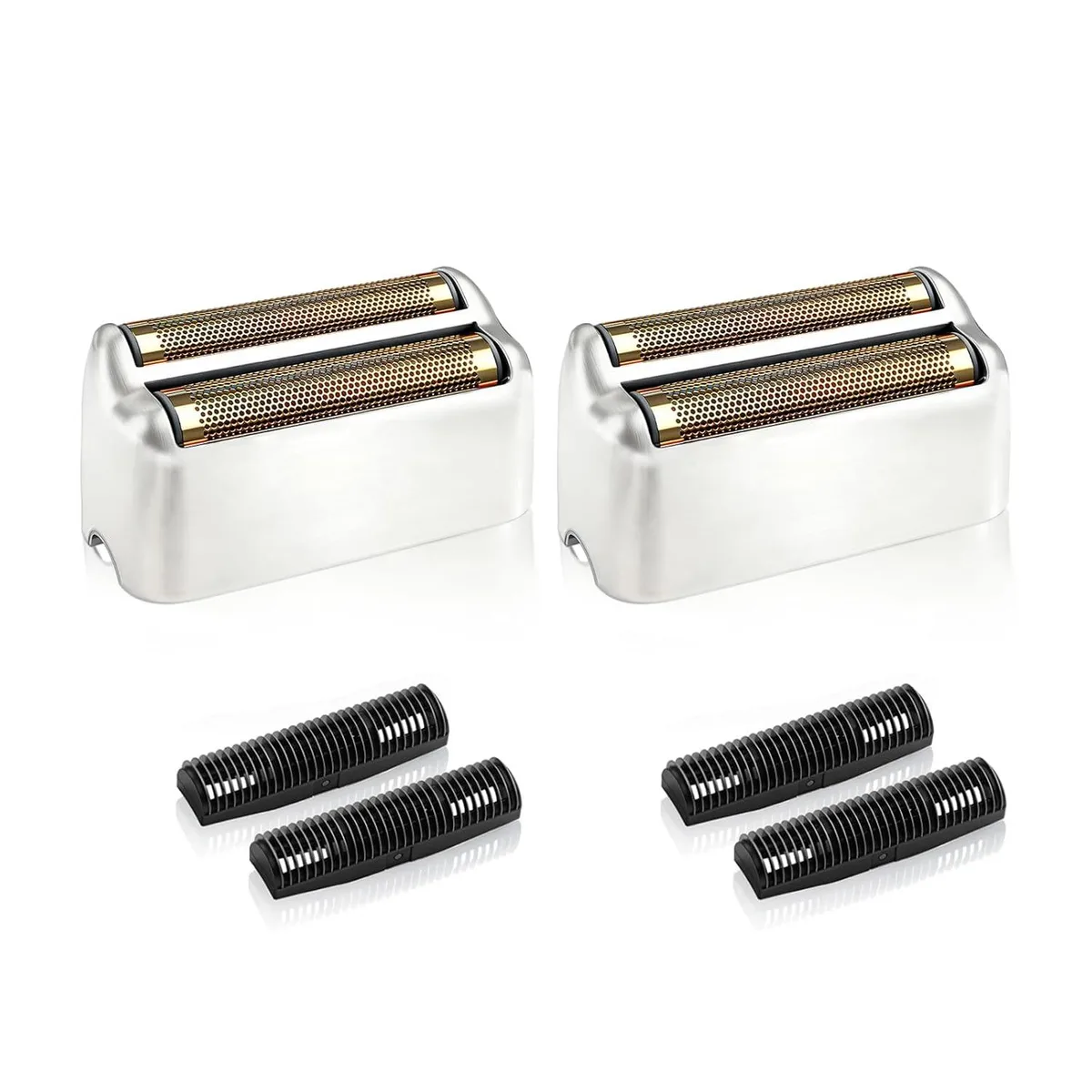 TAURKENAM TAURKENAM 2 Pack Replacement Foil &amp; Cutters for BaBylissPRO FXFS2 Silver — product photo