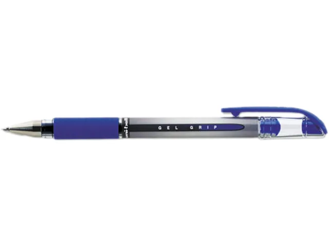 uni-ball uni-ball 65451 Signo Gel GRIP Roller Ball Pen Blue Medium 0.7mm Dozen — product photo