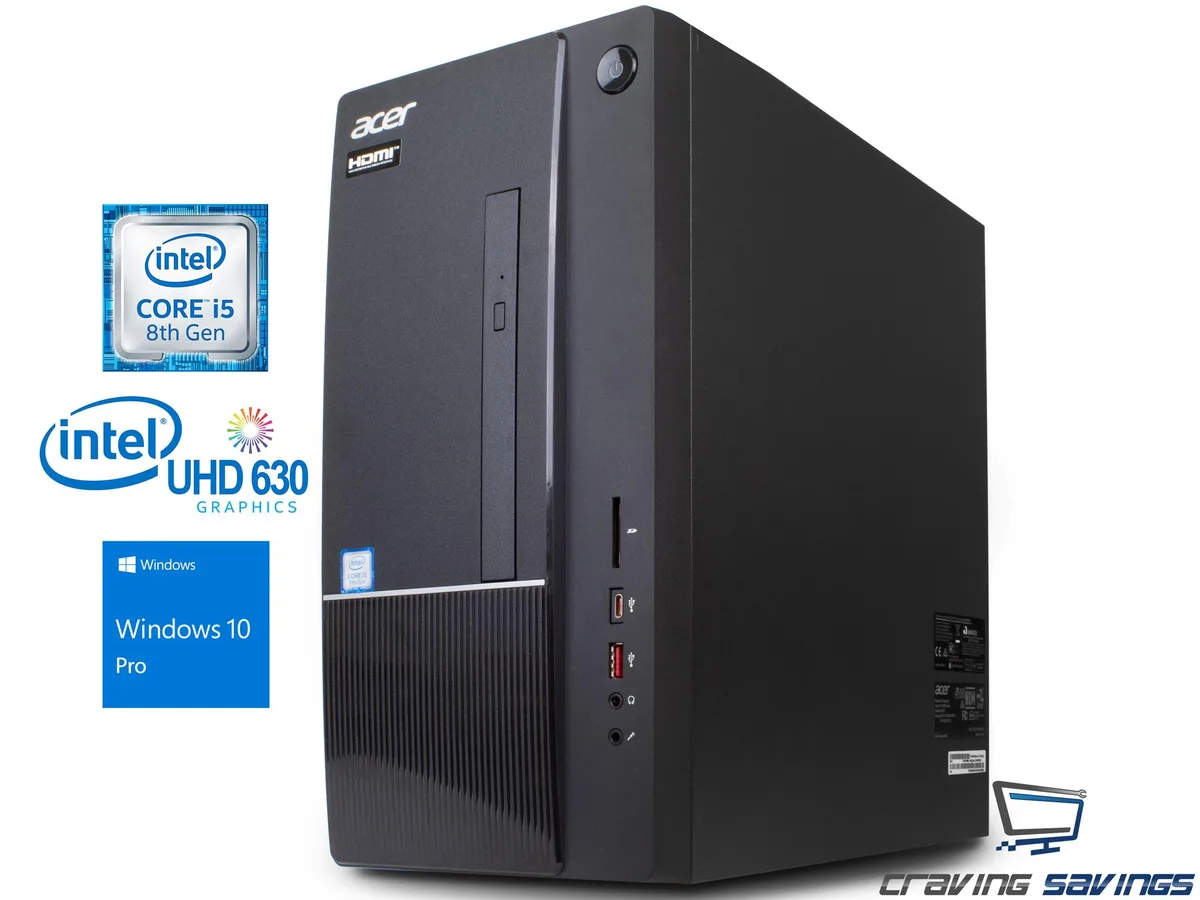 Acer America Acer America i5-8400 desktop PC 8GB 256GB SSD — product photo
