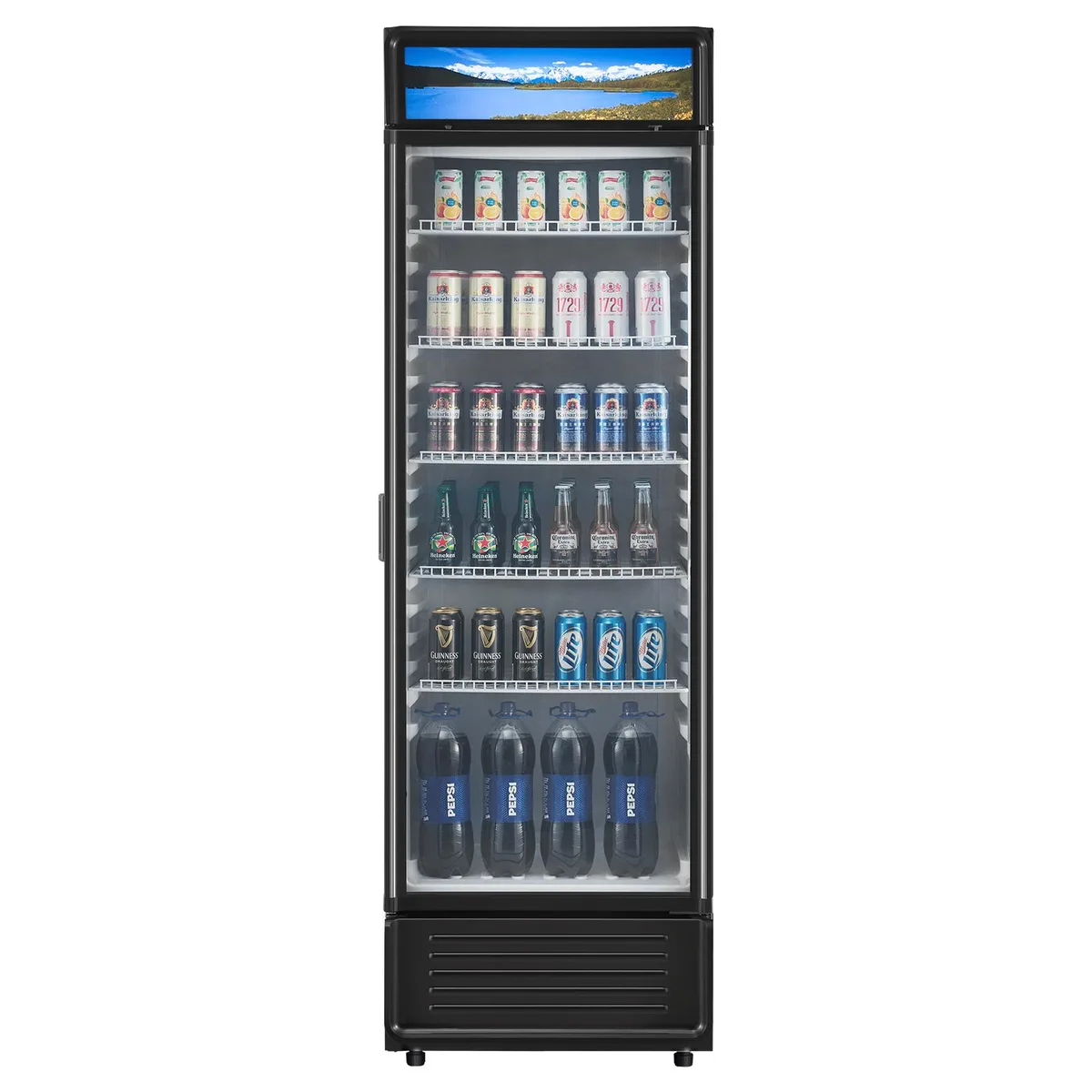 VEVOR VEVOR XLS-365WG 12.2 cu.ft Glass Door Merchandiser Black — product photo