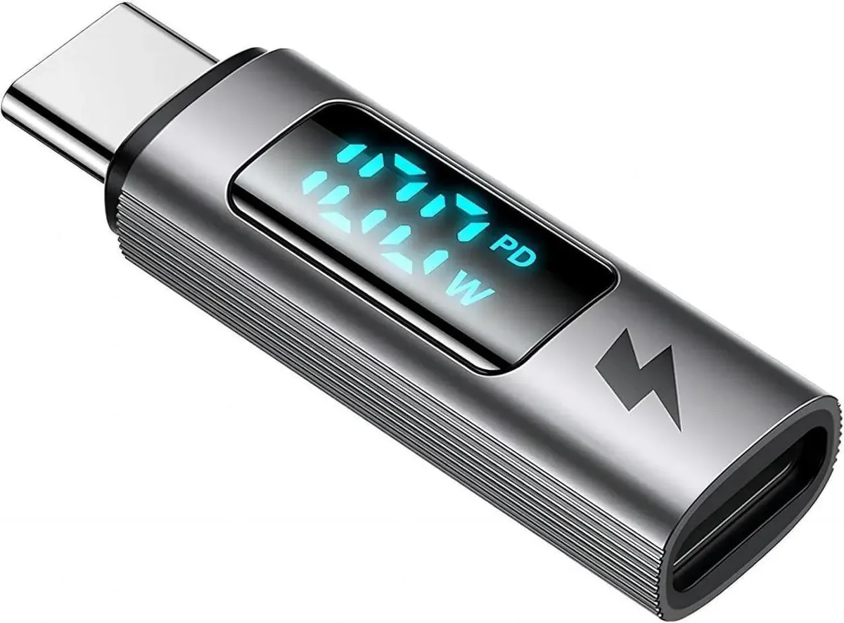 SMUGDESK SMUGDESK USB-C male to female adapter 100W PD display 480Mbps USB2.0 — product photo