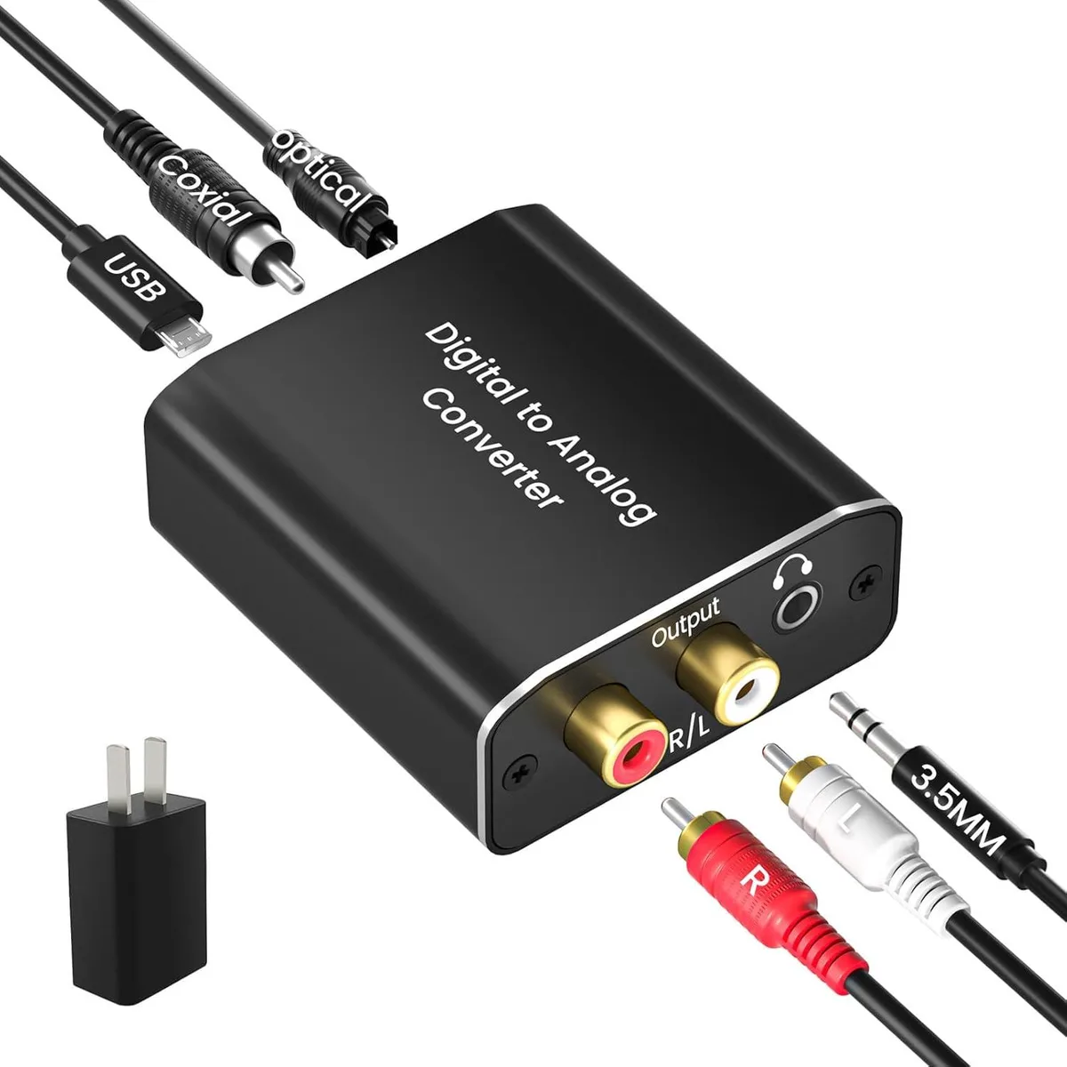 Boxwave Boxwave Digital to Analog Audio Converter 192 kHz Aluminum — product photo