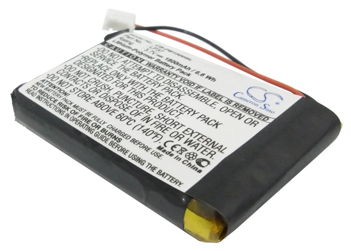 Rectangular replacement battery for Pure digital radio DAB1500