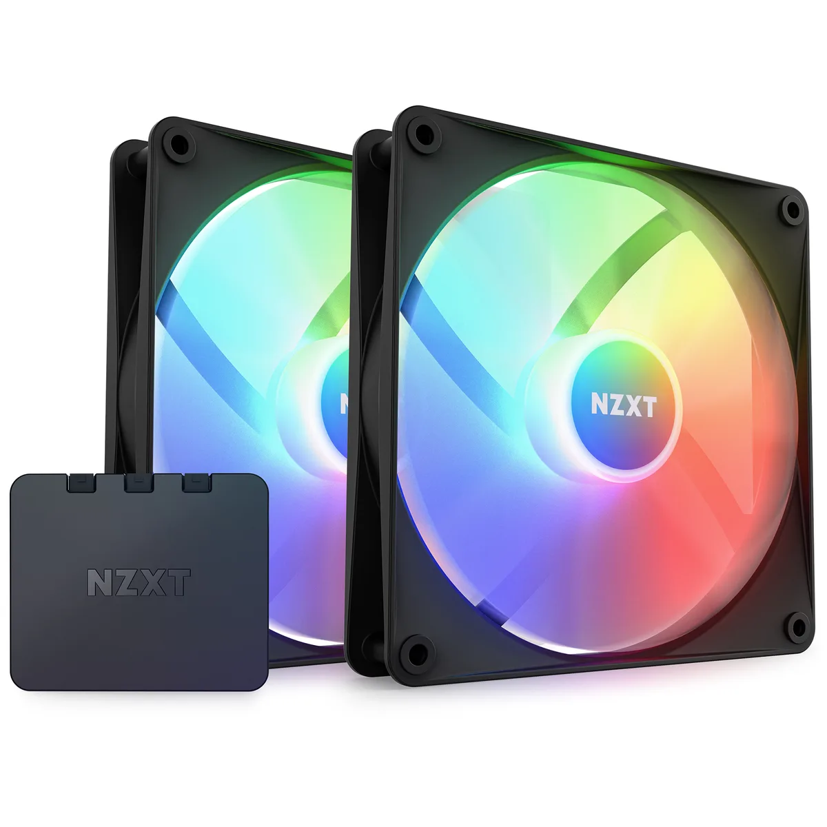 NZXT NZXT RF-C14DF-B1 F140 RGB Core 140mm case fan twin pack — product photo