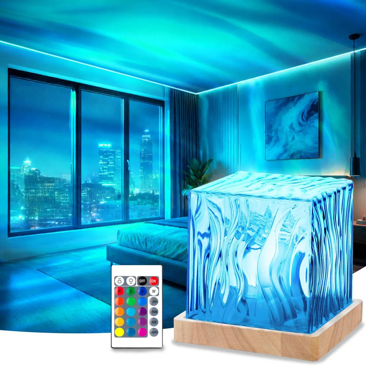  Advanced Northern Lights Projector 4.5" 16 colors 115W plug — product photo
