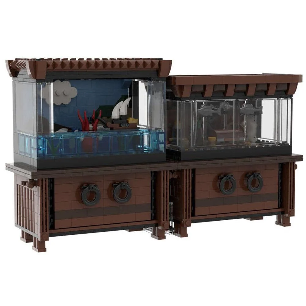 ZITIANYOUBUILD ZITIANYOUBUILD MOC-120417 Electric Aquariums Model Motor Kit 1132 Parts — product photo