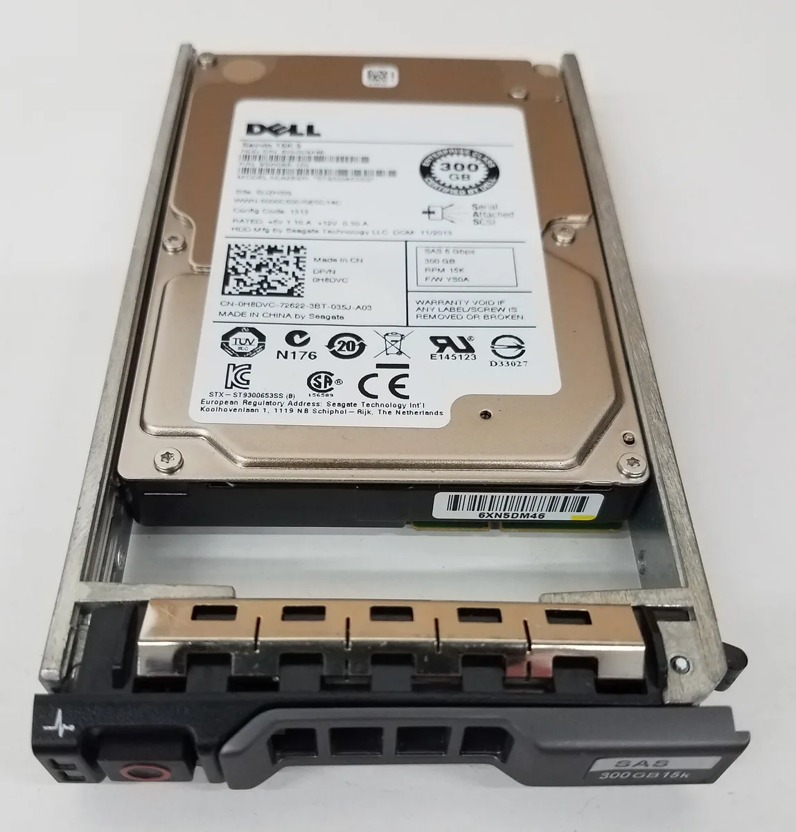 DELL DELL H8DVC 300GB 15000 RPM SAS 2.5" laptop hard drive — product photo